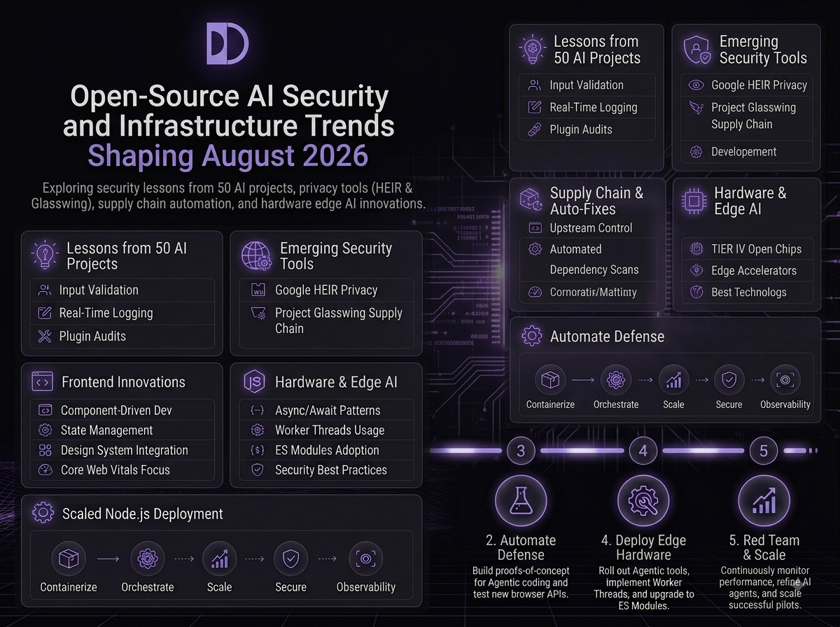 Open-Source AI Security and Infrastructure Trends Shaping August 2026