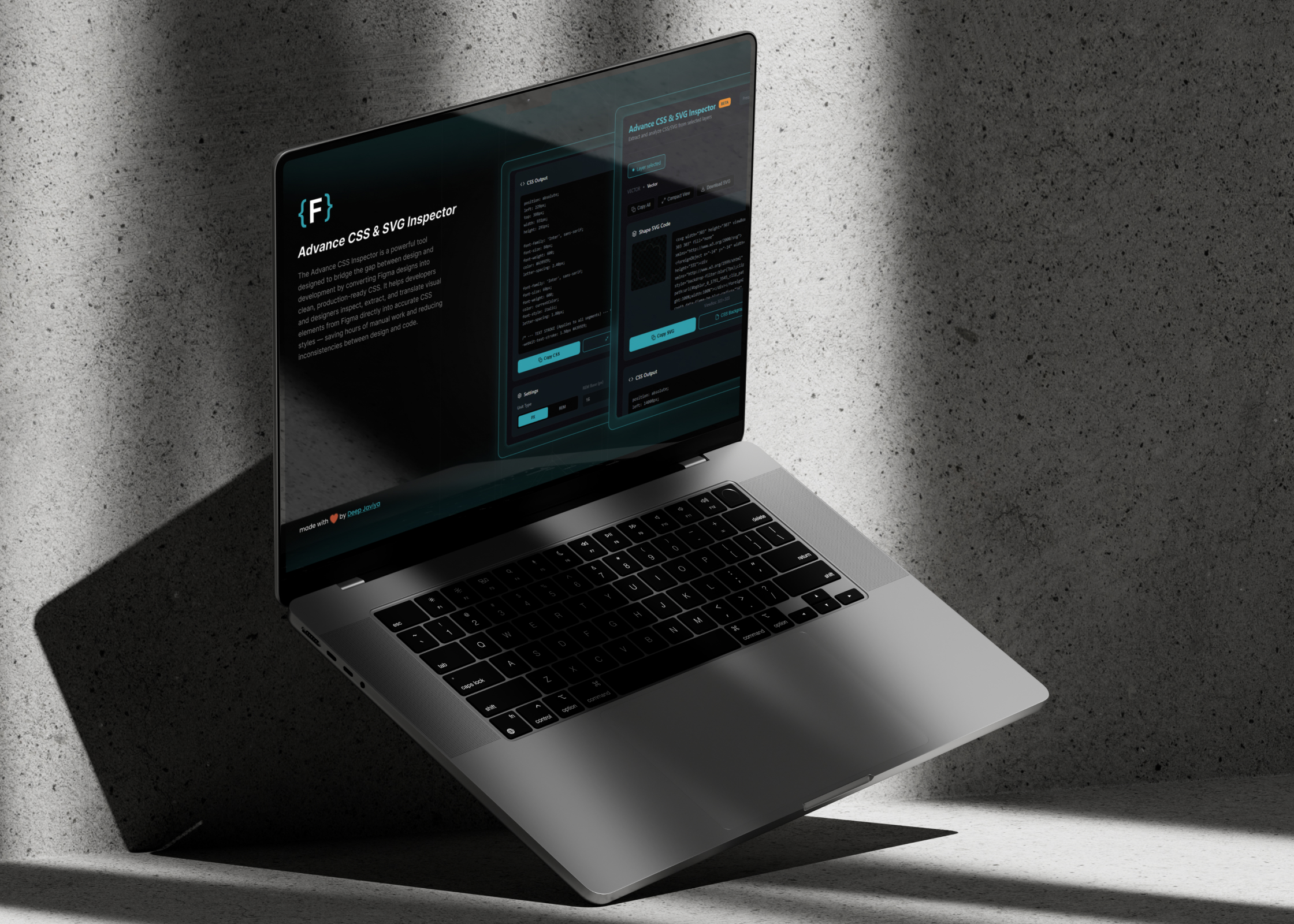 Advance CSS & SVG Inspector - Figma to CSS